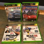 Racing & Sports Titles for Xbox – Forza Motorsport, Project Gotham Racing 2, NCAA Football 2005, NCAA Football ’06